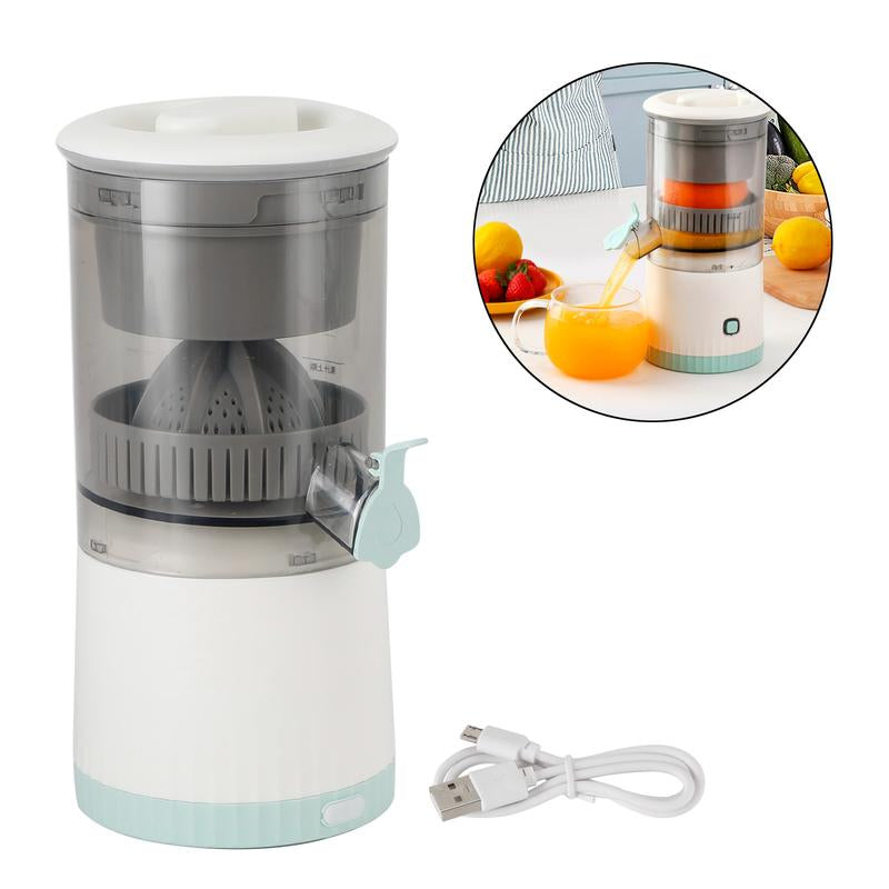 Portable Juicer Machines,Usb Rechargeable Fruit & Vegetable Blender,Lemon Citrus Juicer Squeezer for Fruits and Veggies, Anti-Drip, with Cleaning Brush,Electric Juicer Machine,Bpa-Free, Electric Juicer Cup, Outdoor Camping Kitchenware, Kitchen Accessories